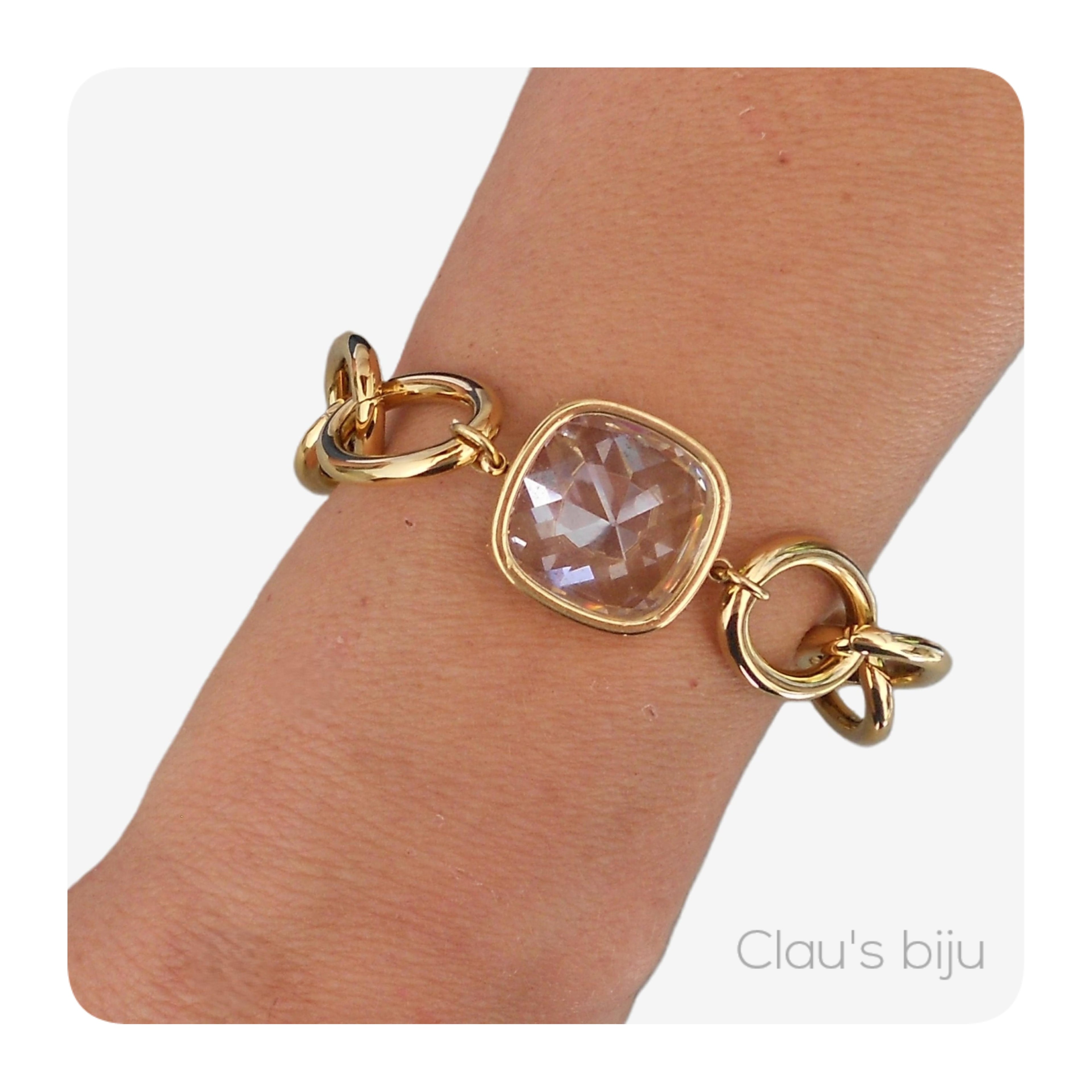 Pulseira em aço