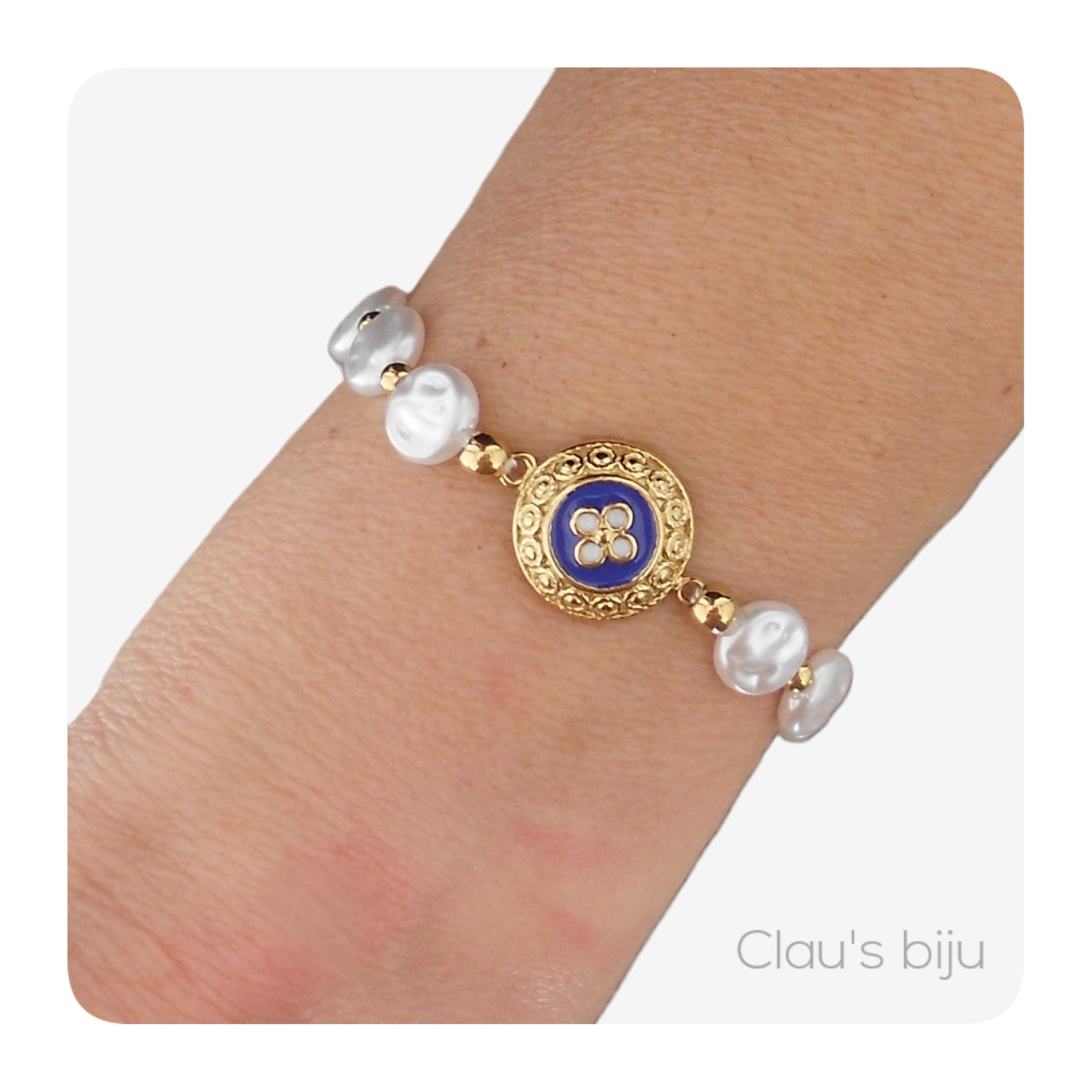 Pulseira em aço