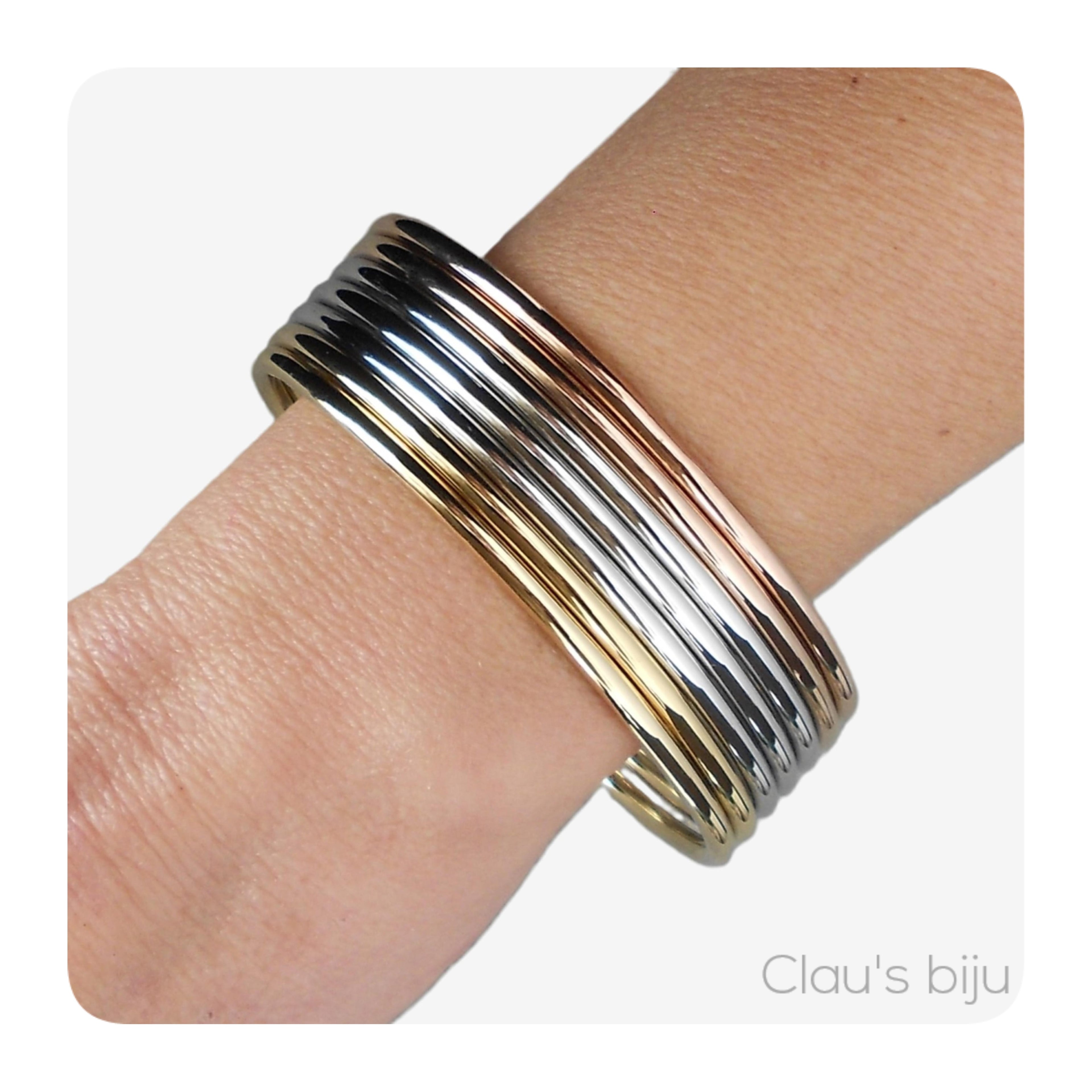 Pulseiras em aço