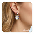 Steel earrings