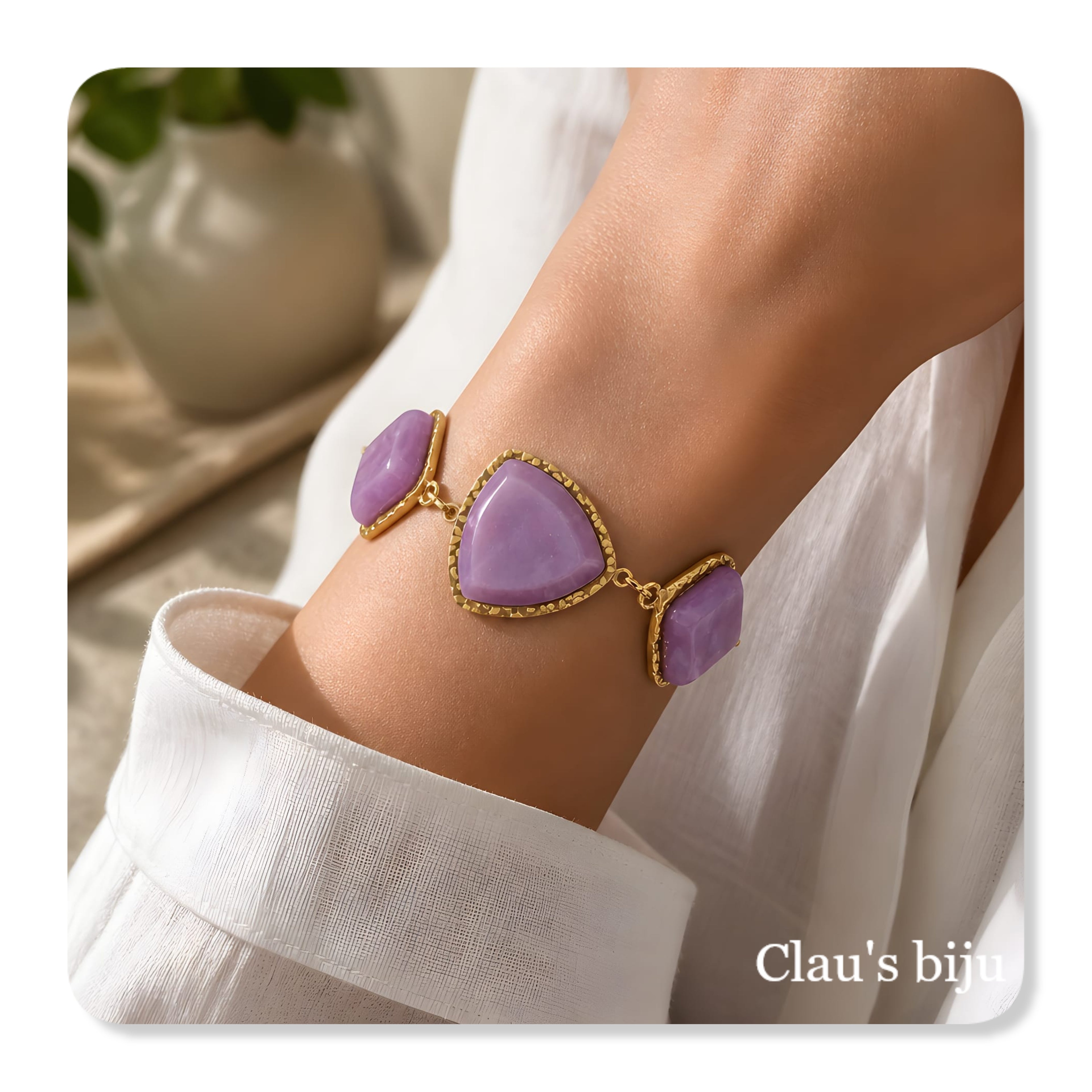 Pulseira em aço