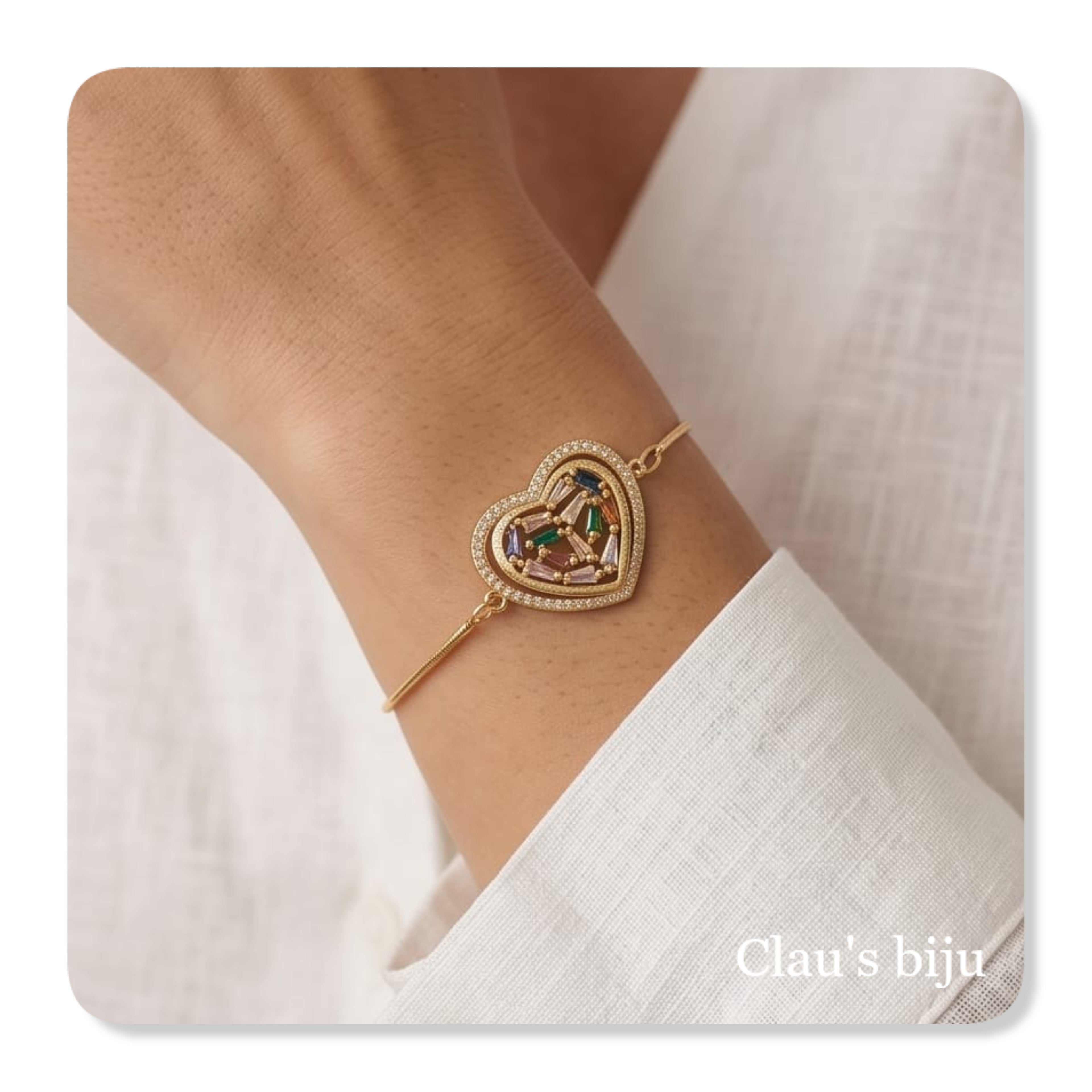 Pulseira em aço