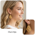 Boucles d'oreilles en acier