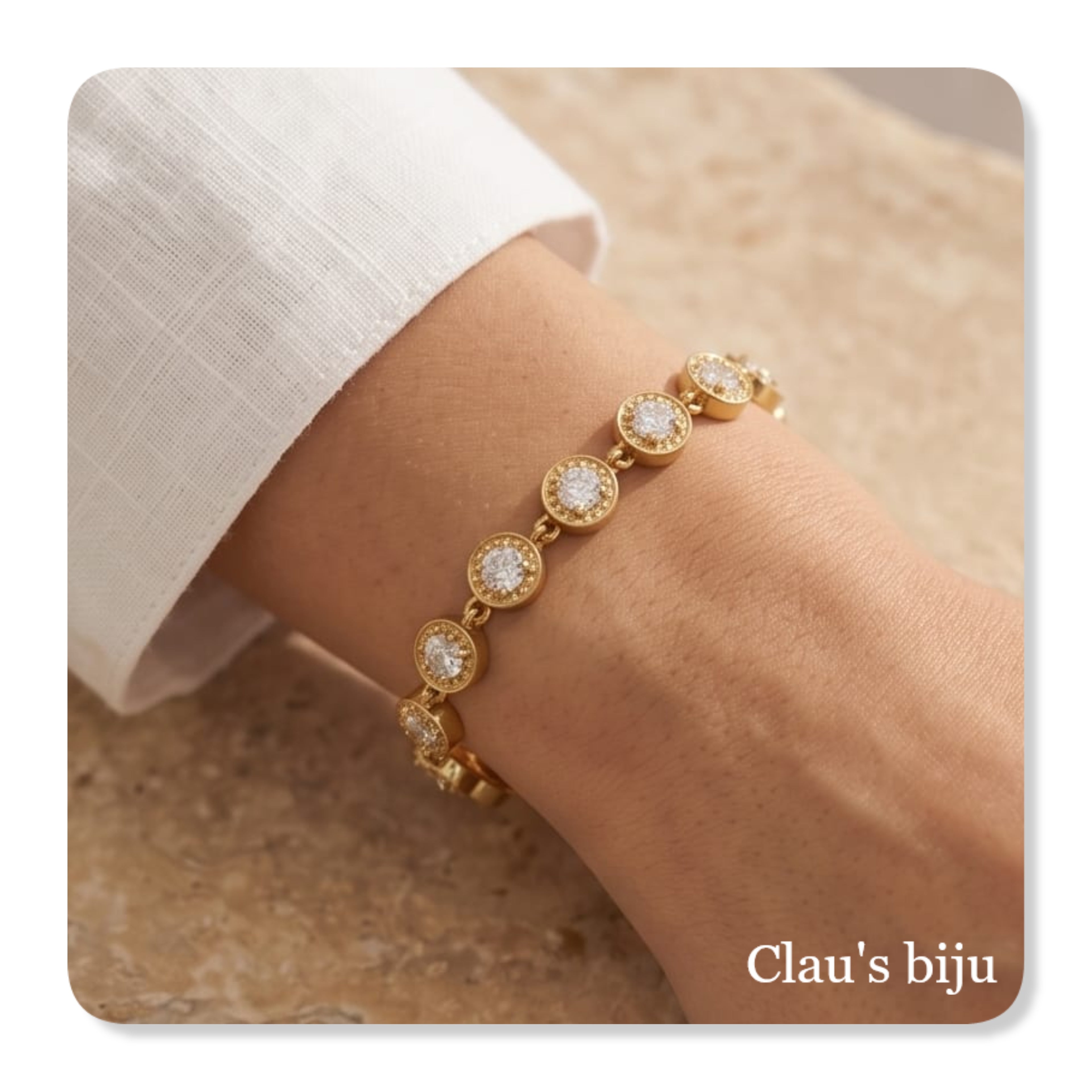 Pulseira em aço