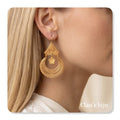 Boucles d'oreilles en acier