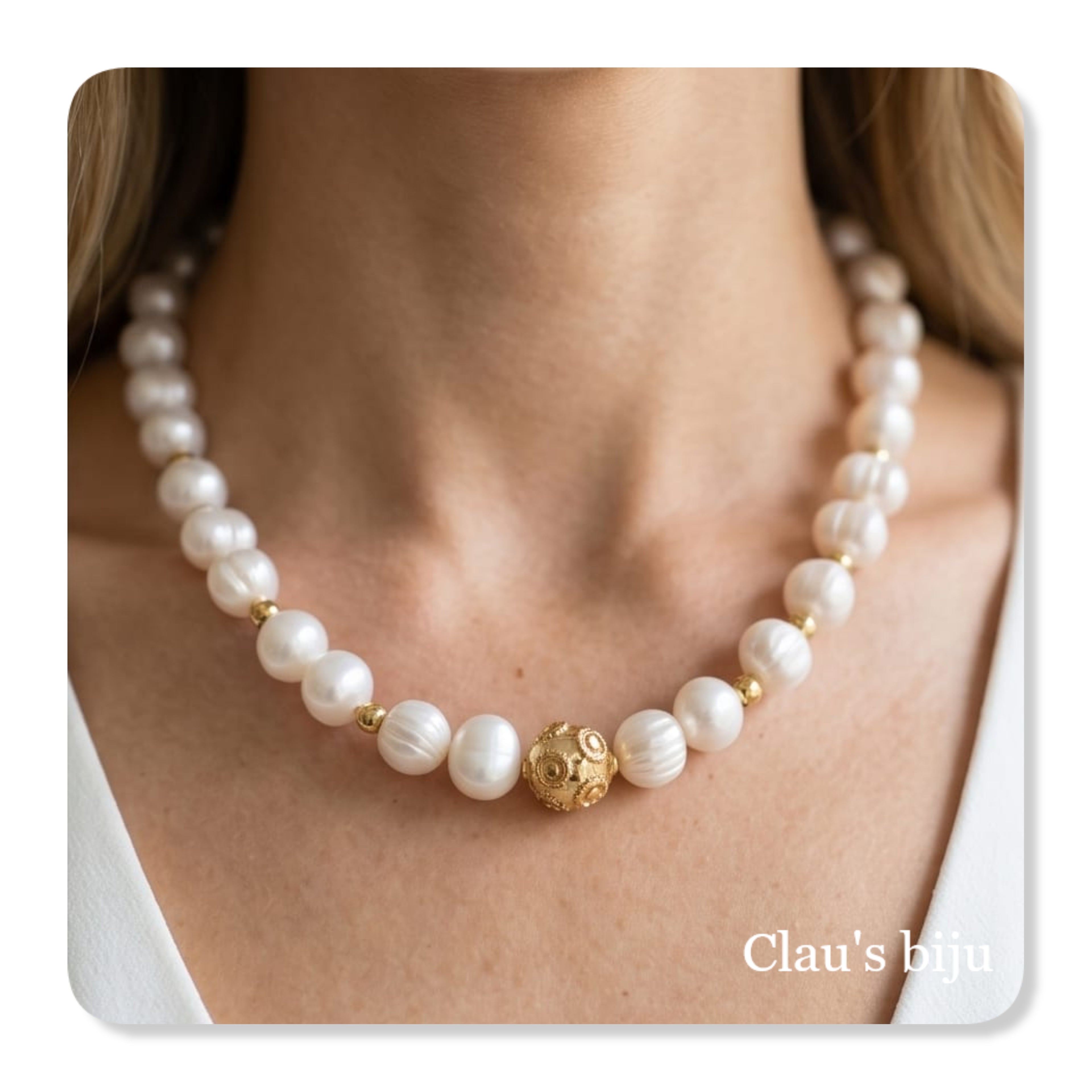 collier de perles d'eau douce