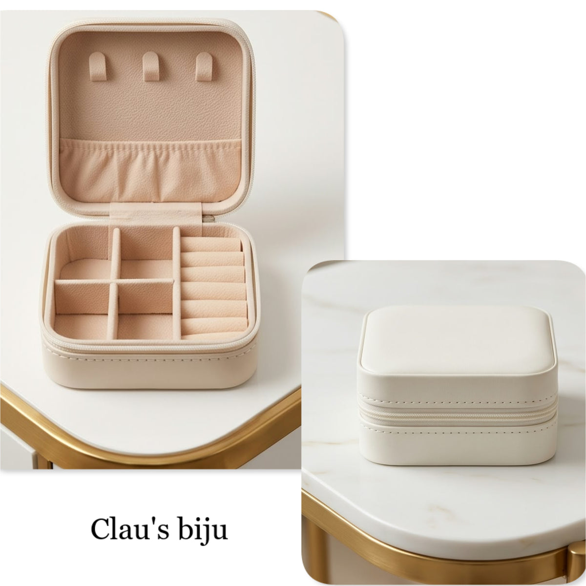 Guarda joias branco