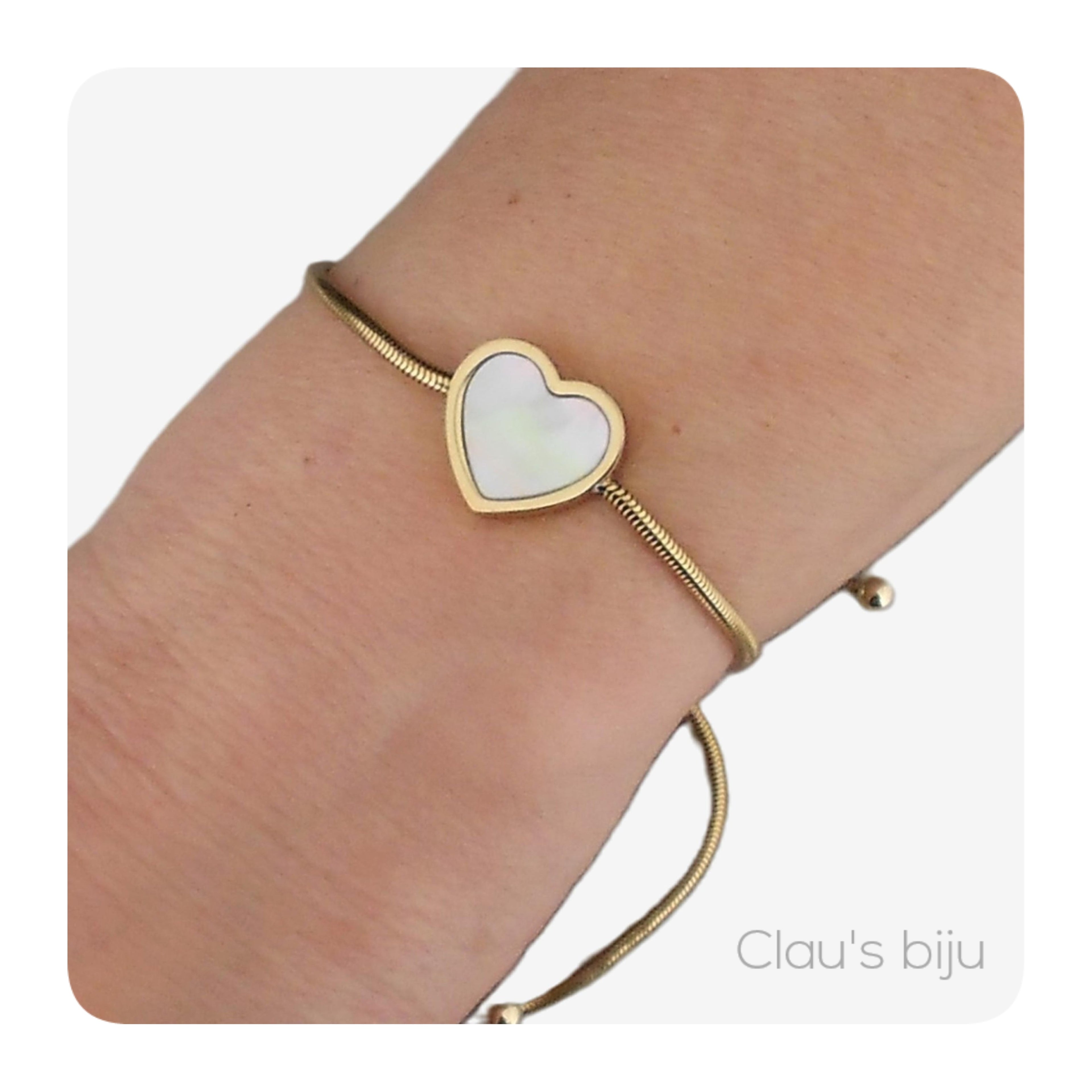 Pulseira em aço