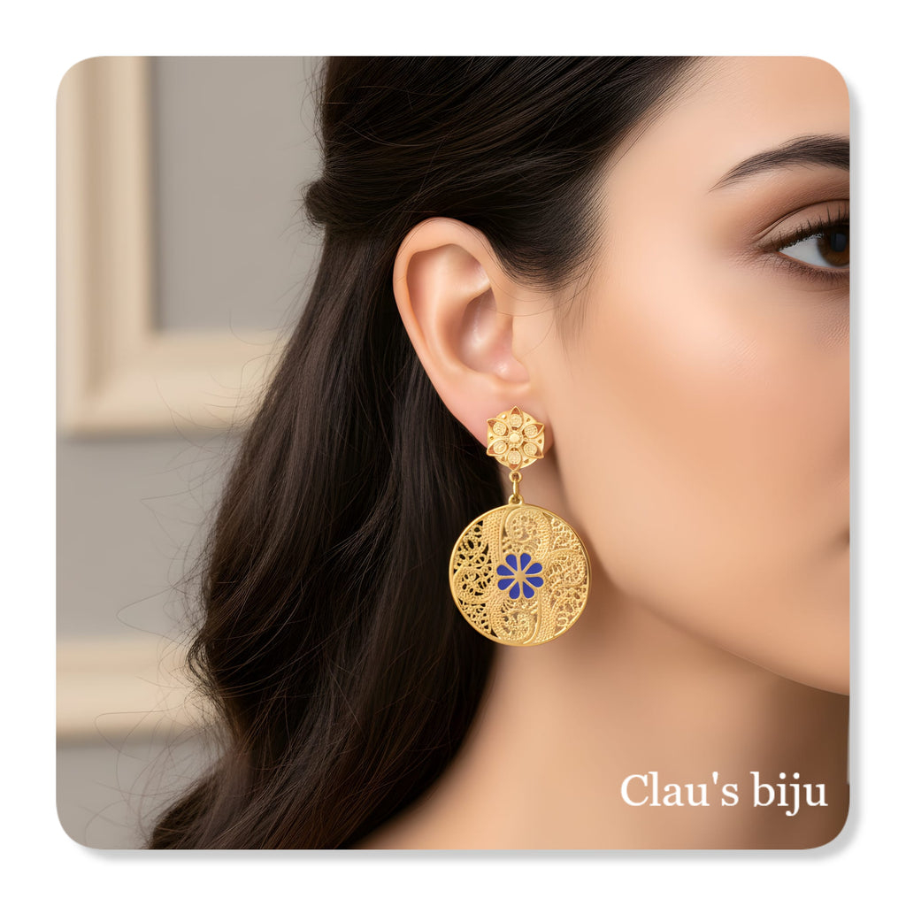 Boucles d'oreilles en acier