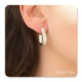 Boucles d'oreilles en acier
