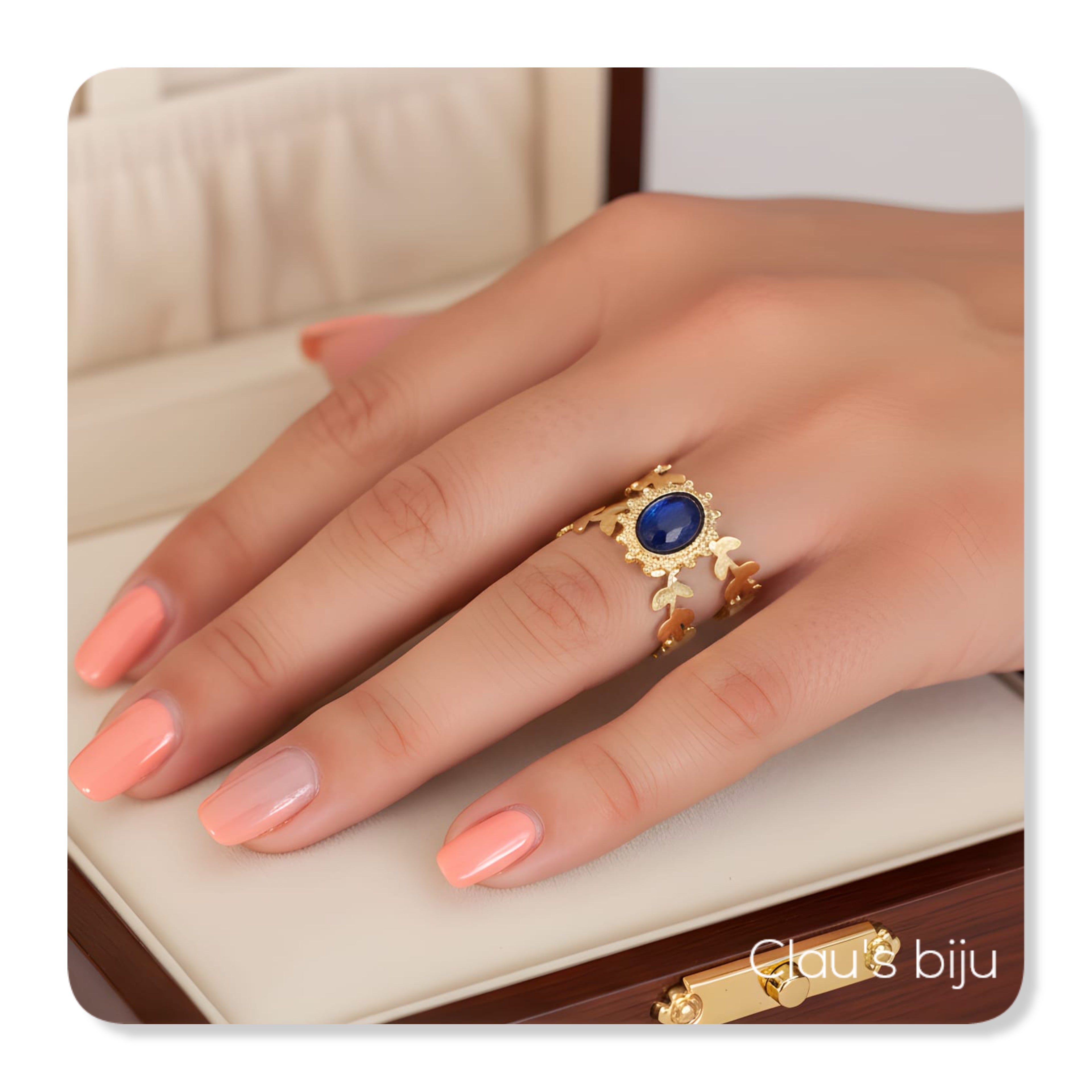 Anel em aço, ajustável