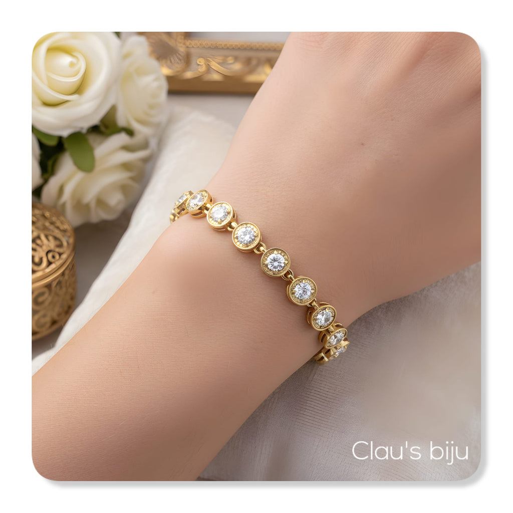 Pulseira em aço