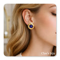 Gold-plated earrings