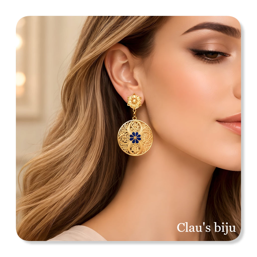 Boucles d'oreilles en acier