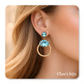 Steel earrings