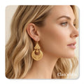 Boucles d'oreilles en acier