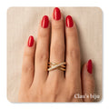 Anel em aço