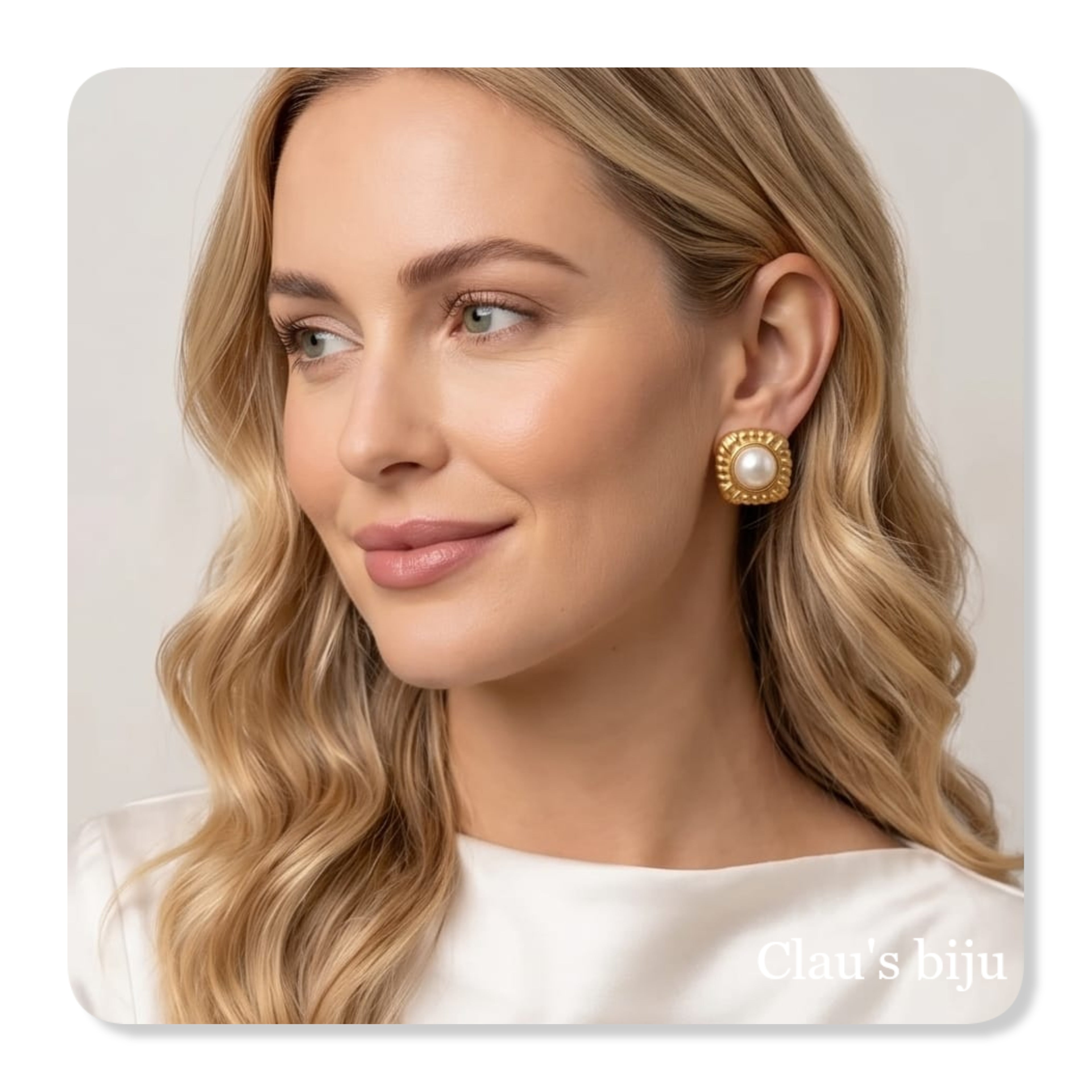 Steel earrings