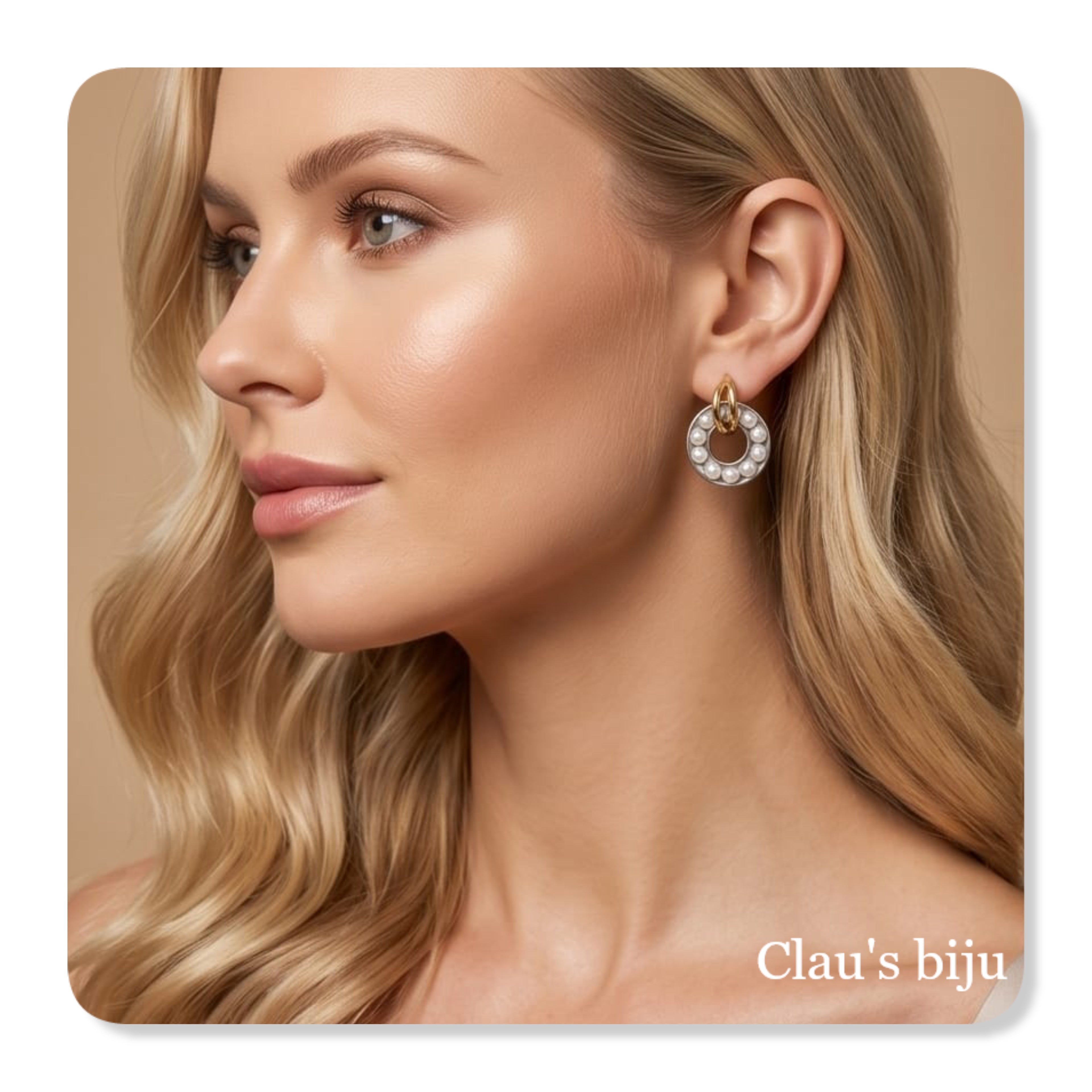 Steel earrings