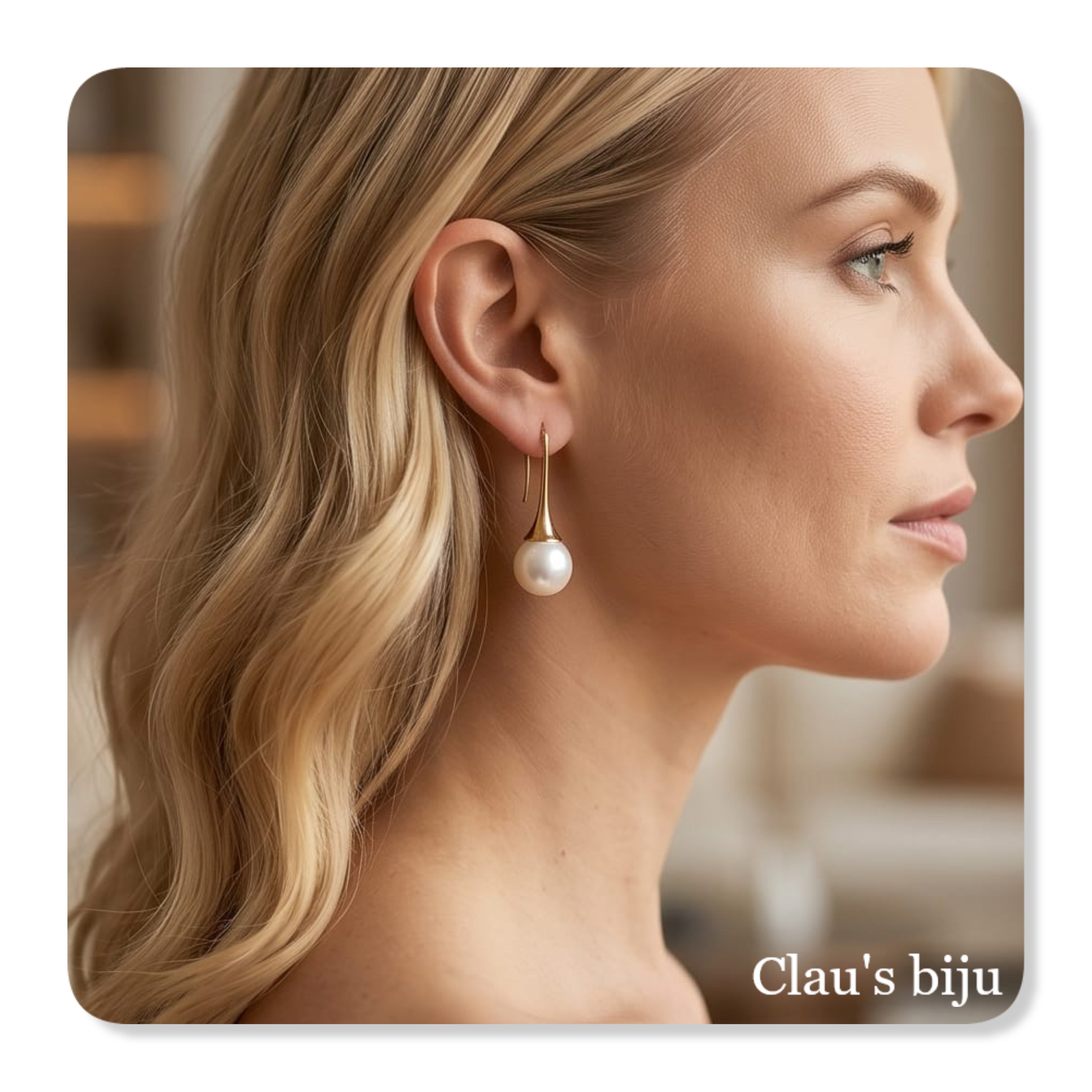Steel earrings