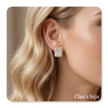 Steel earrings