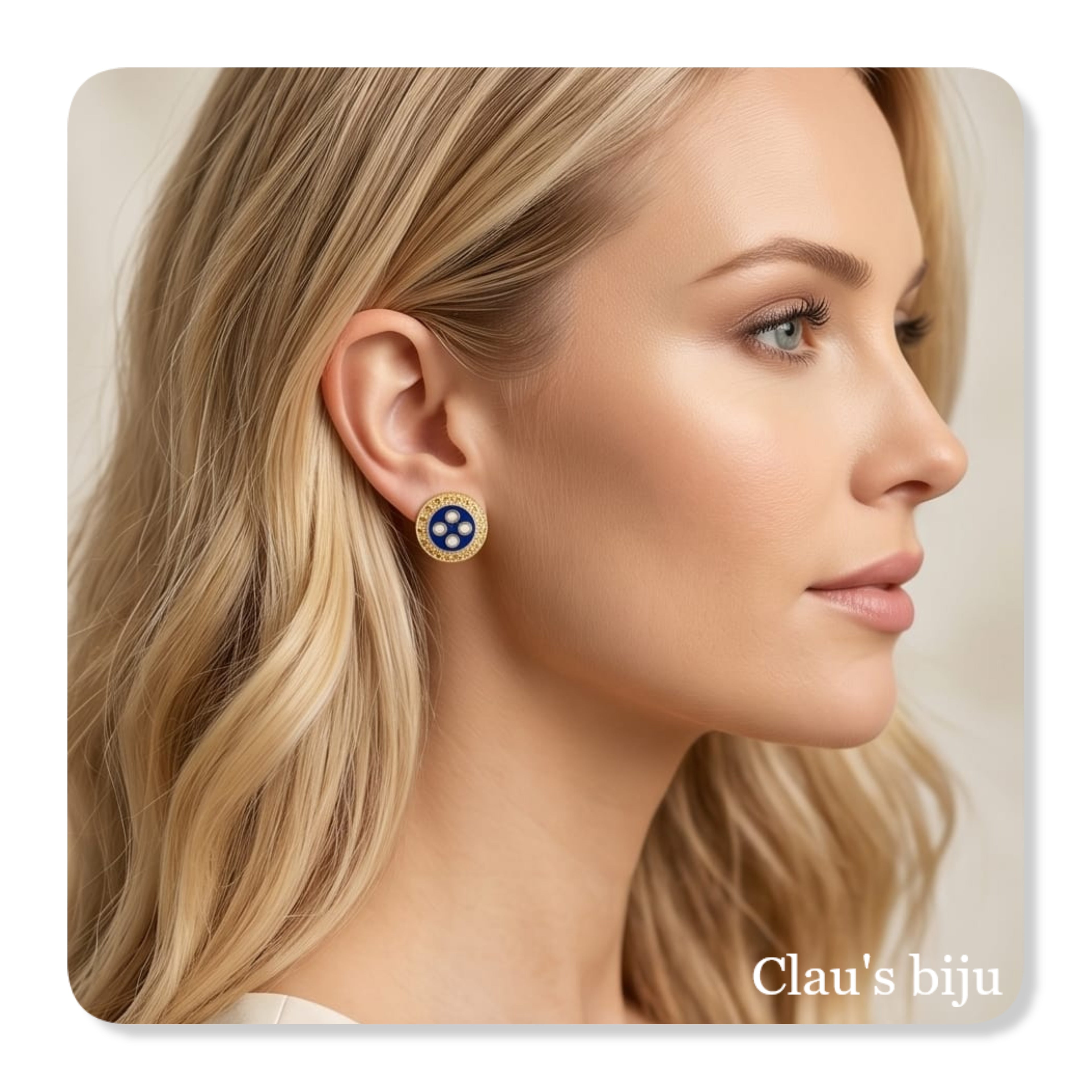 Steel earrings