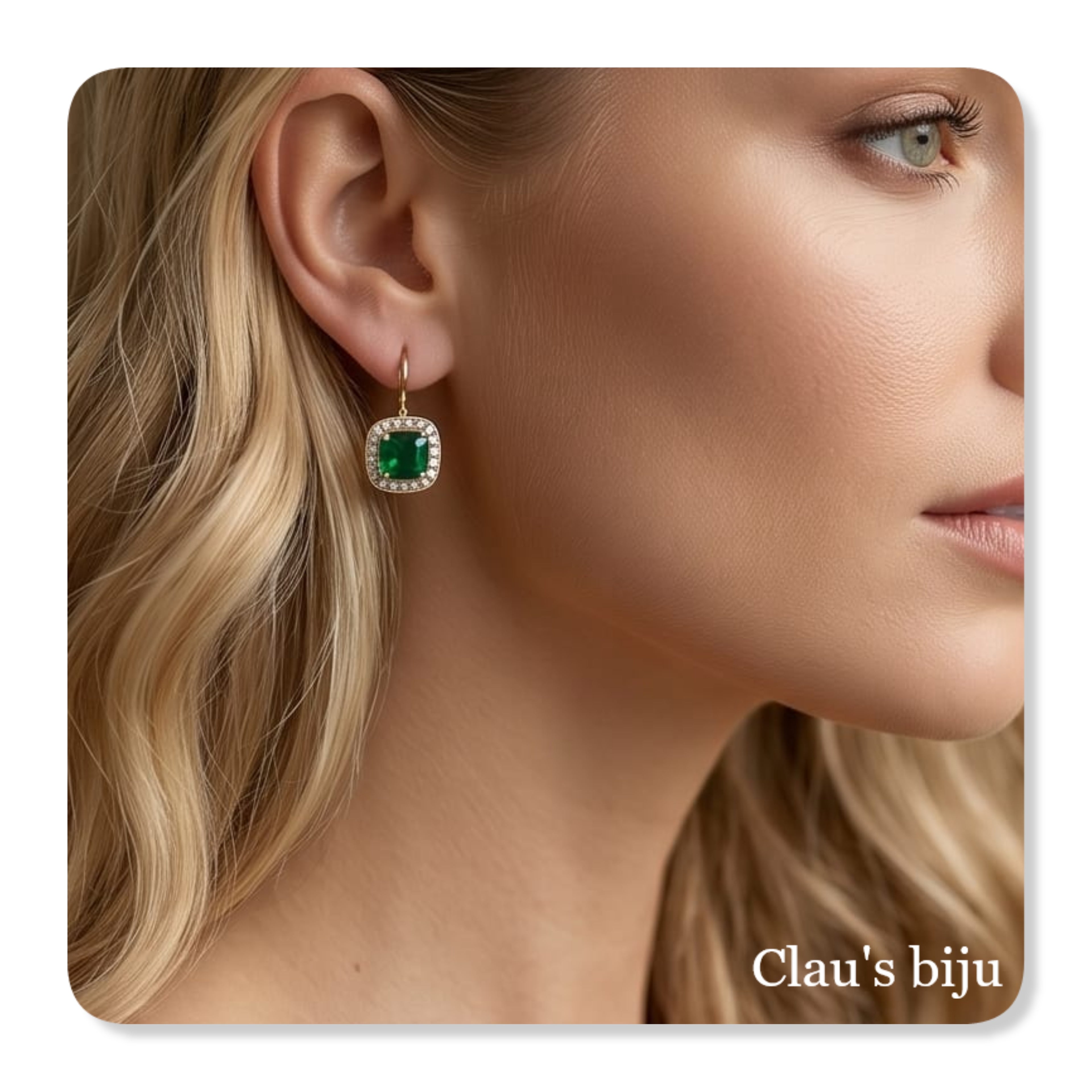 Steel earrings